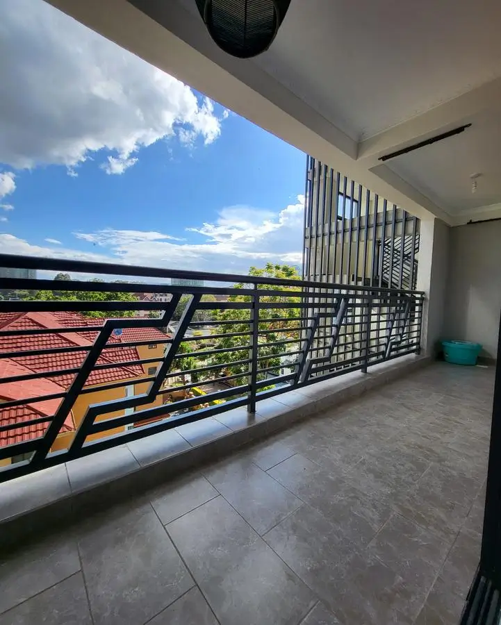 Spacious balcony with expansive countryside and sky views